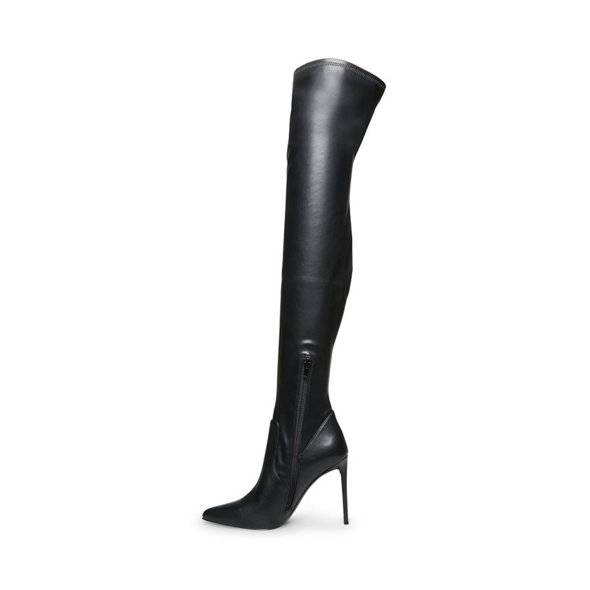 Black Steve Madden Vava Women's Knee-high Boots | PH 1720CLA